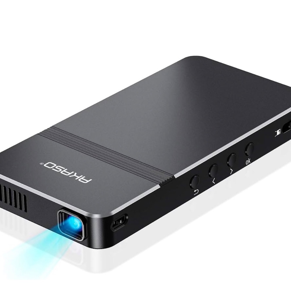 Ankaso Mini Portable Projector in Dark Gray